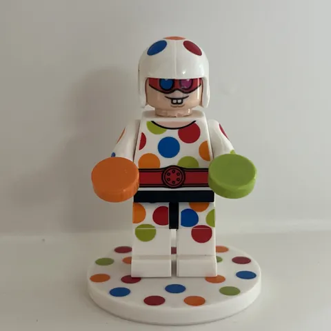 LEGO Polka-Dot Man Minifigure sh0397 The Batman Movie 70917 DC Villain Used