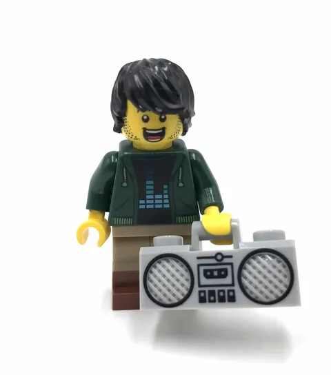 LEGO Boombox Guy minifigure Winter 2024 Store Exclusive Beatbox