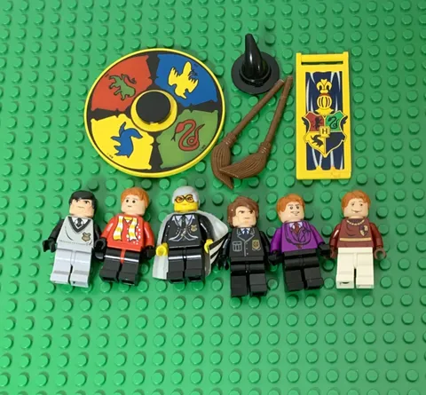 Lego Harry Potter Minifigues Madame Hooch Quidditch Ron Weasley Hat Hogwarts 
