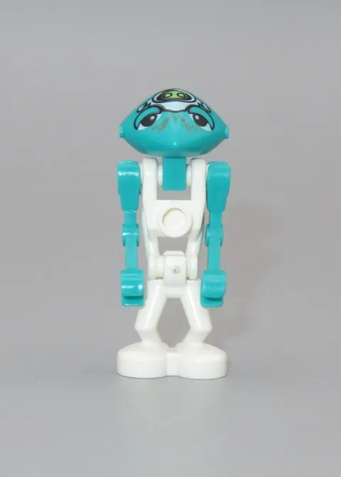 LEGO Space LOM Martian Alien Antares white minifigure Life on Mars 7314