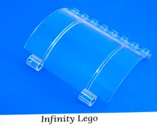 LEGO Transparent Panel 5x8x3.3 Curved w/ Axle Holes Botanical Garden 76798 - x1