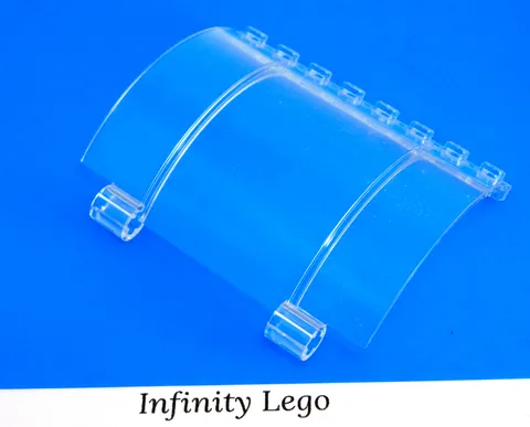 LEGO Transparent Panel 5x8x3.3 Curved w/ Axle Holes Botanical Garden 76798 - x1