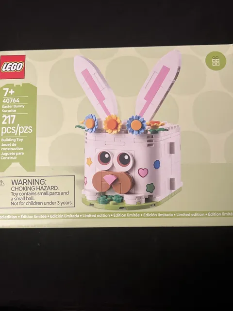 LEGO Easter Bunny Surprise Set 40764 217 Pieces Age 7+ Limited Edition Box