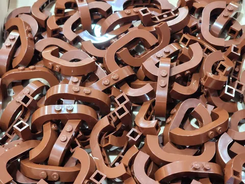 Lego 6183 Reddish Brown Qty 106 NEW Arch 1 x 6 x 2 Curved Top