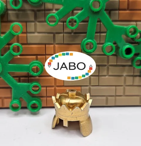 (S12 / 10 / 25) LEGO 71015 Headgear Helmet Crown Crown Metallic Gold