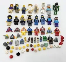 Lego People Torso Head Accessories Lot