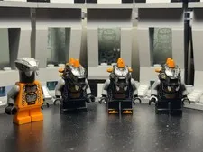 Lego Ninjago Snake Lot, 3 Bytar, 1 Snike