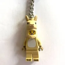LEGO Minifigure in Alpaca Costume Key Chain New with Tags