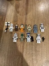LEGO Star Wars Minifigure Lot - Han Solo, Obi Wan Kenobi and more