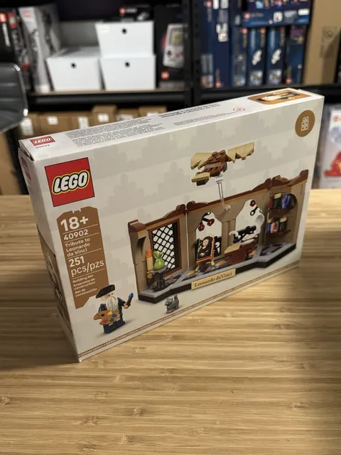 LEGO 40902 Tribute to Leonardo da Vinci BNIB Factory Sealed GWP Exclusive