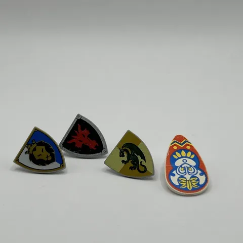 Assortment Of 4 Lego Shields