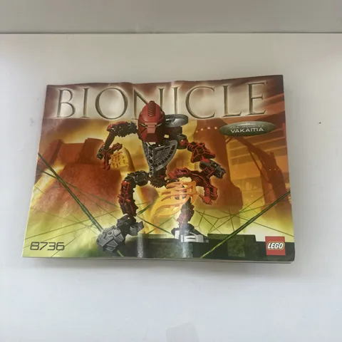 VTG Lego Bionicle Toa Horkdika Vakama 8736 Instructions BOOKLET ONLY Retired