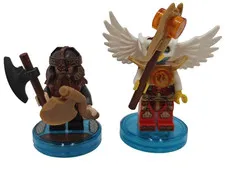 Lego Chima Minifigure Dwarf! D&D Figures lot! Aarakocra like! Gimli! Dimensions