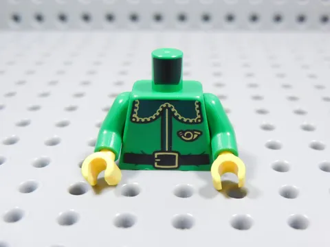 LEGO Bright Green Printed Elf Torso Minifig BT