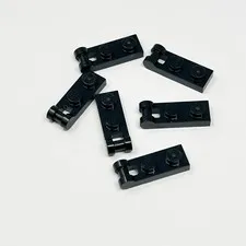 60478 LEGO Parts Plate Modified 1x2 w/ Bar Handle On End BLACK (6)