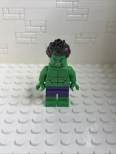LEGO® Marvel Minifigure- Hulk - Dark Purple Pants, Spiked Hair Smile Angry 76241