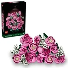 EGO Botanicals Bouquet of Pink Roses Artificial Flowers - Building Blocks