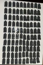 LEGO Lot of 100 Rock Panel 2x4x6 Wall Pieces Dark Bluish Gray 47847 Castle