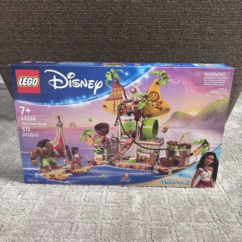 LEGO Disney Moana 2 Kakamora Barge Kids Toy Maui Moana 43258 - New In box Sealed
