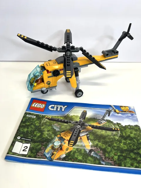 LEGO City Jungle HELICOPTER & Minifigures 60158