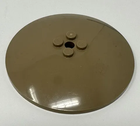 Genuine LEGO Tan Dish 6x6 44375 Inverted Radar Solid Studs Brick Part x1