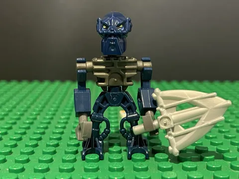 LEGO Bionicle Mini - Toa Inika Hahli Minifigure bio008 8893 8894 8624 W/ Weapon