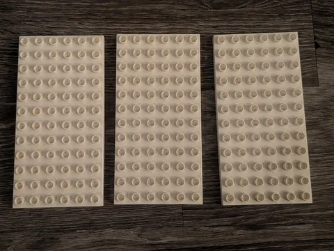 LEGO Duplo White 6x12 Baseplate 2-pack