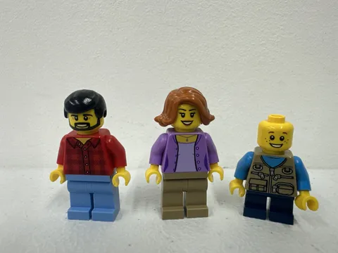 LEGO Minifigure CAMPER FAMILY - Caravan Trailer Family Lot 60182