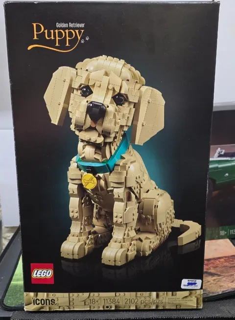 Lego ICONS Golden Retriever Puppy 2102 Pieces Complete Building Set 11384 NEW