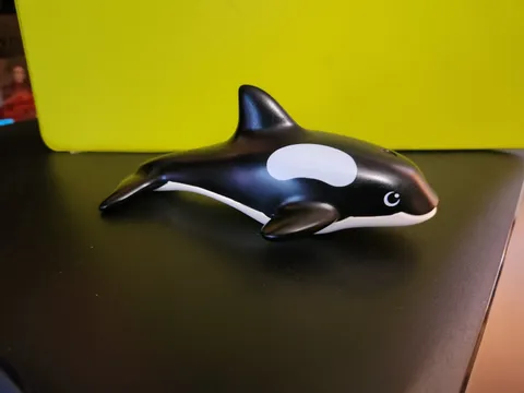 Lego Duplo Adult Black & White Orca Killer Whale Animal Zoo Water Show Shamu