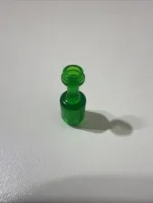95228 LEGO Parts Minifigure Utensil Bottle TRANSPARENT GREEN (1)