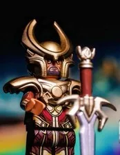Lego Marvel Heimdall Leyile Brick Thor Minifigure RARE SOLD OUT Premium 