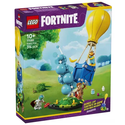 LEGO Fortnite Supply Drop 77080 Building Set With 3 Minifigures Ages 10+