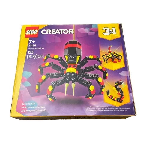 LEGO Creator 3 in 1 Wild Animals Surprising Spider Toy - Building Toy with 3 NEW